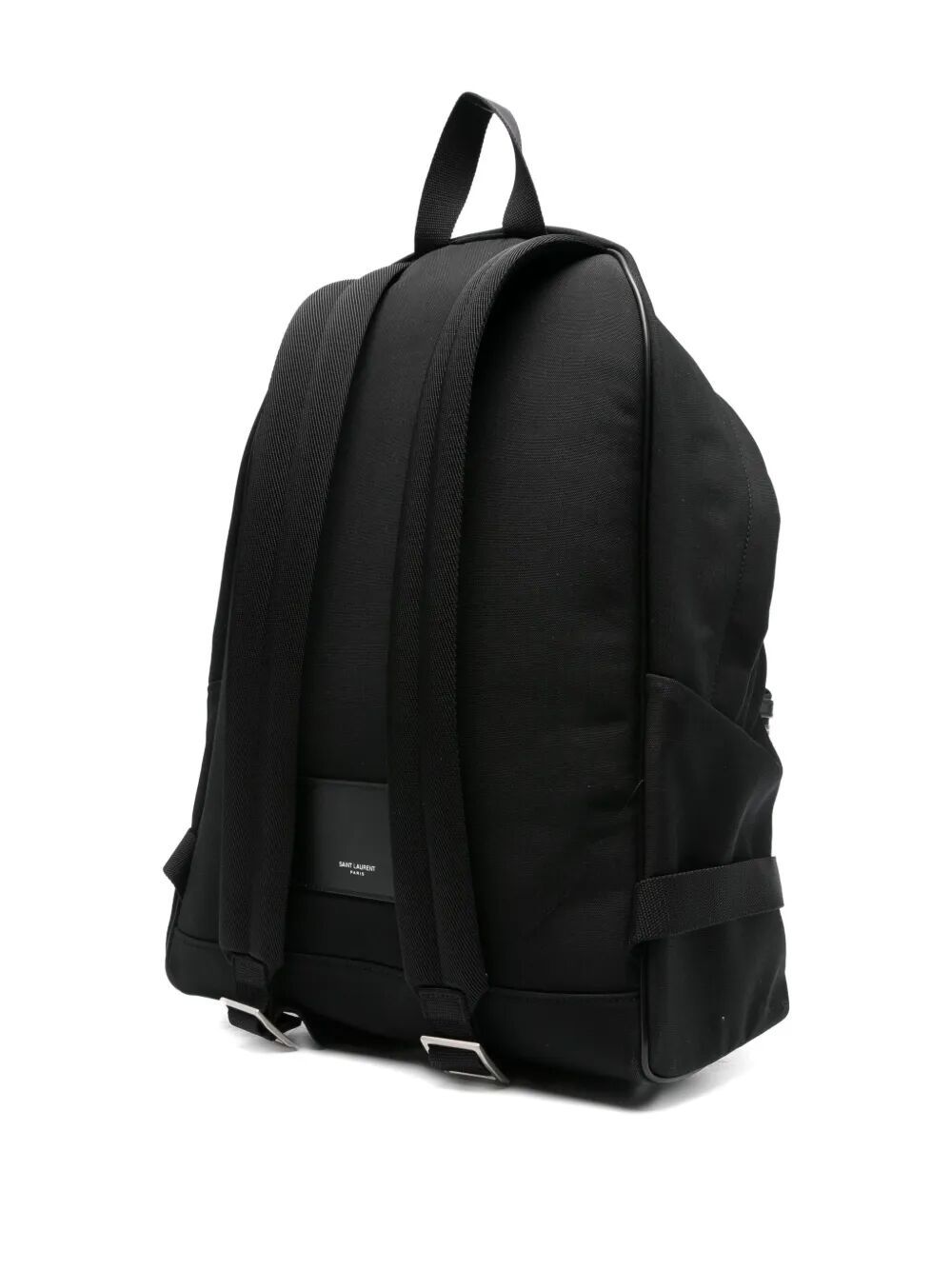 Saint Laurent Men Zaino City In Pelle Nera Matt SAINT LAURENT