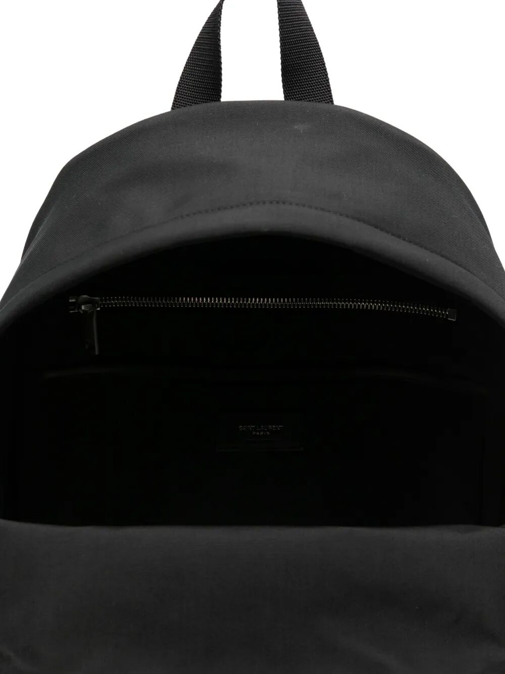 Saint Laurent Men Zaino City In Pelle Nera Matt SAINT LAURENT
