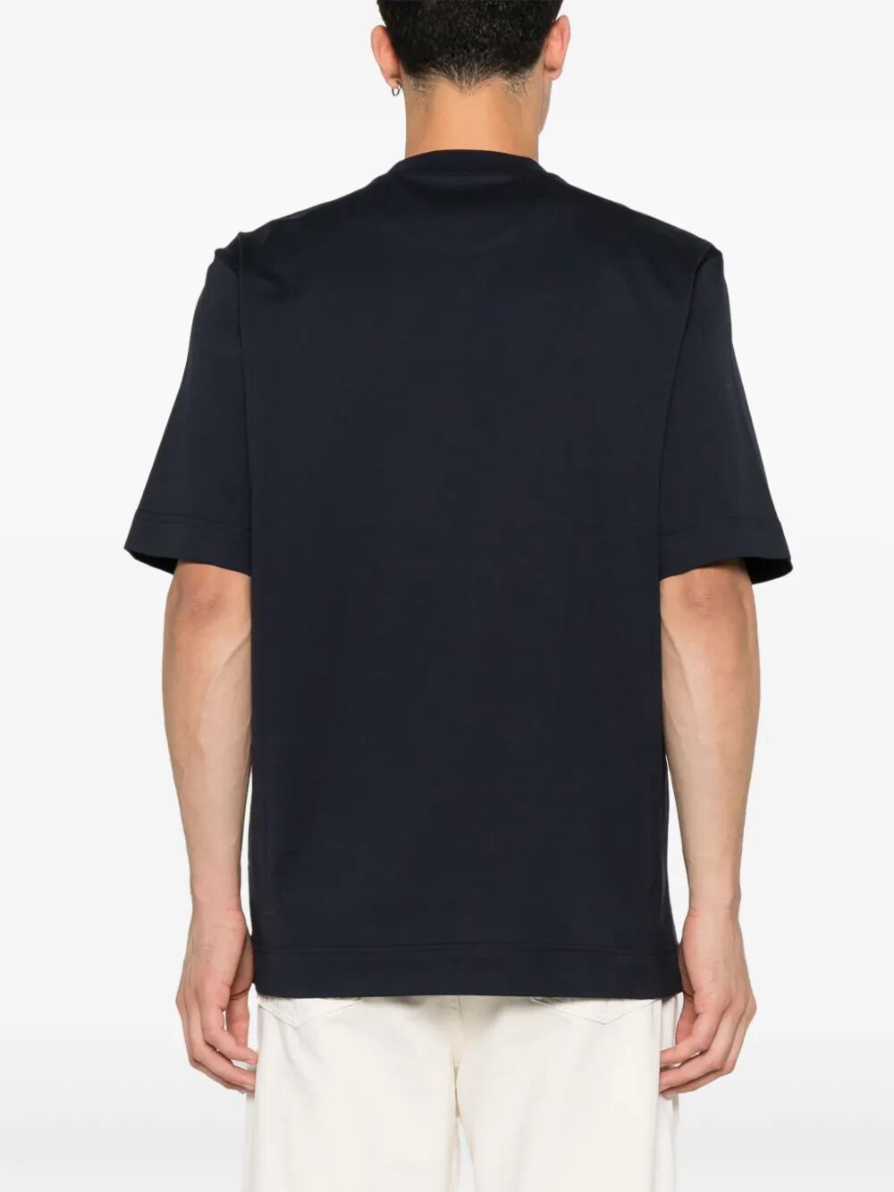 Fendi Men Fendi Roma 1925 Print Cotton T-Shirt FENDI