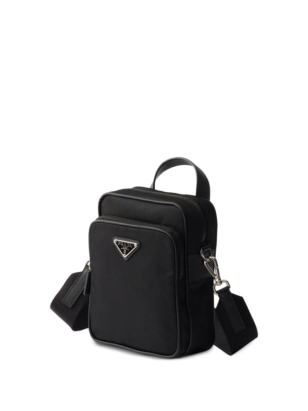 Prada Men Borsa A Tracolla In Re-Nylon E Saffiano PRADA