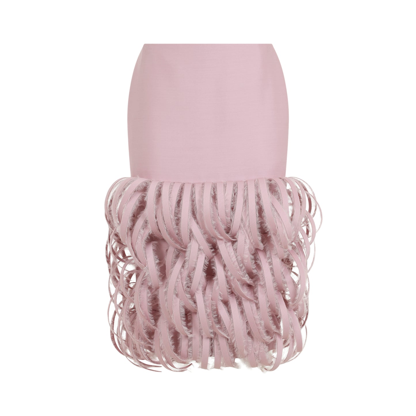 Balenciaga Fluffy Feather Pencil Skirt Women BALENCIAGA