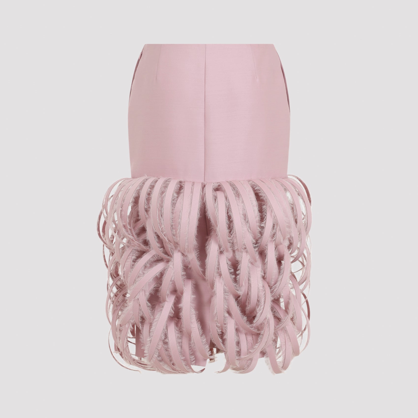 Balenciaga Fluffy Feather Pencil Skirt Women BALENCIAGA