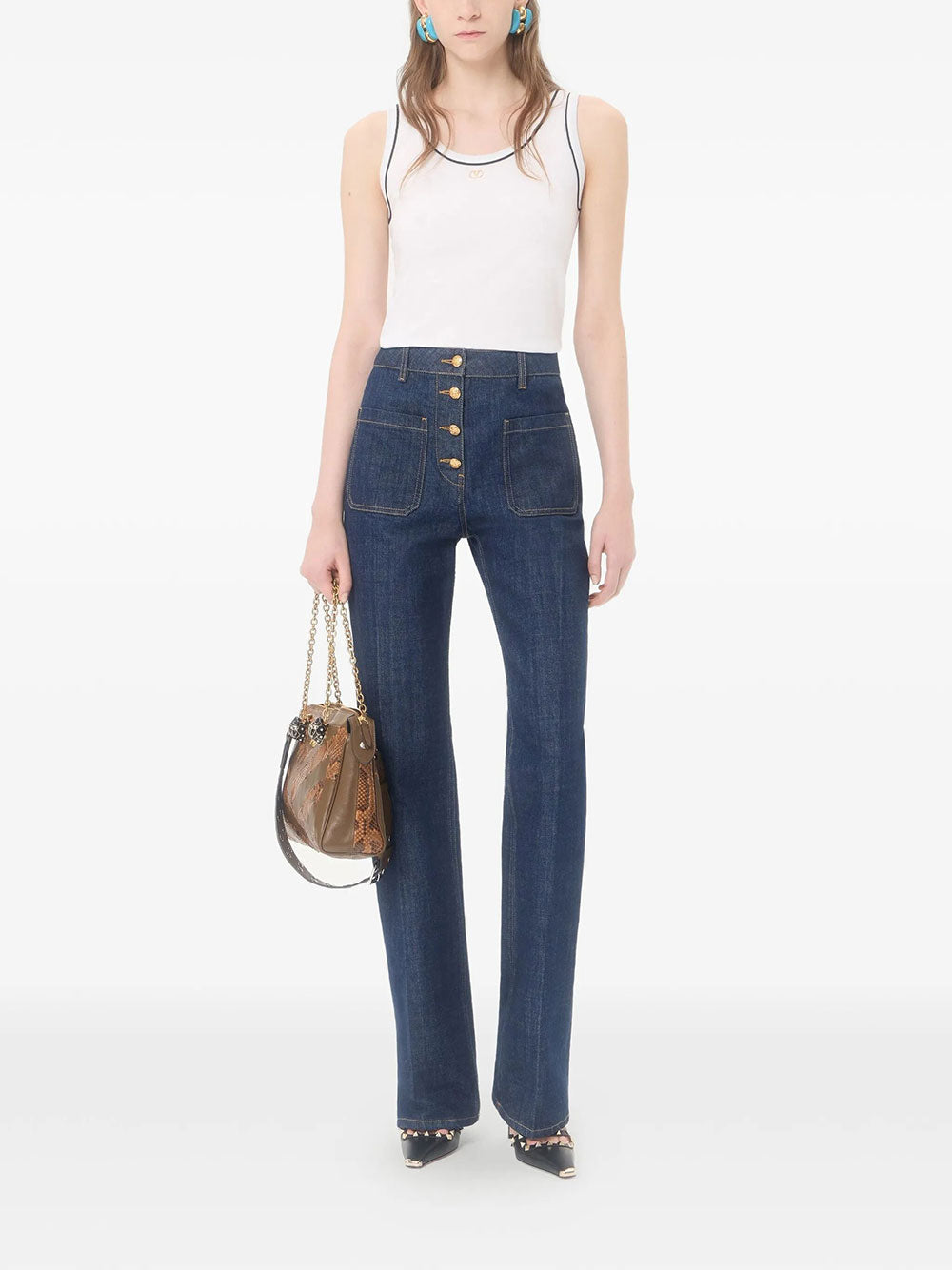 Valentino Garavani Women Cotton Jersey Top VALENTINO GARAVANI
