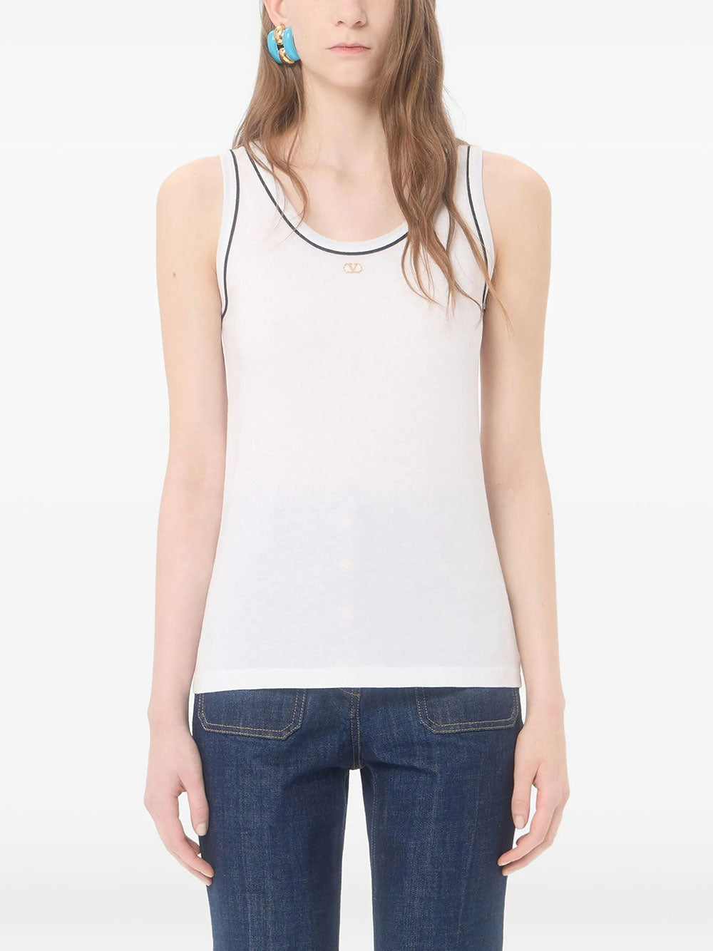 Valentino Garavani Women Cotton Jersey Top VALENTINO GARAVANI