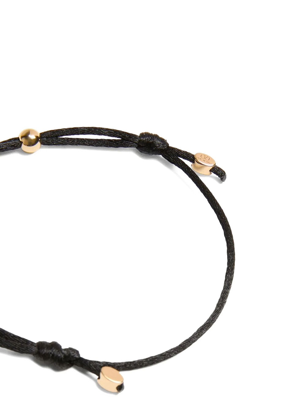 Valentino Garavani Women Bracciale Vlogo Signature Valentino In Cotone E Cristalli Swarovski® VALENTINO GARAVANI