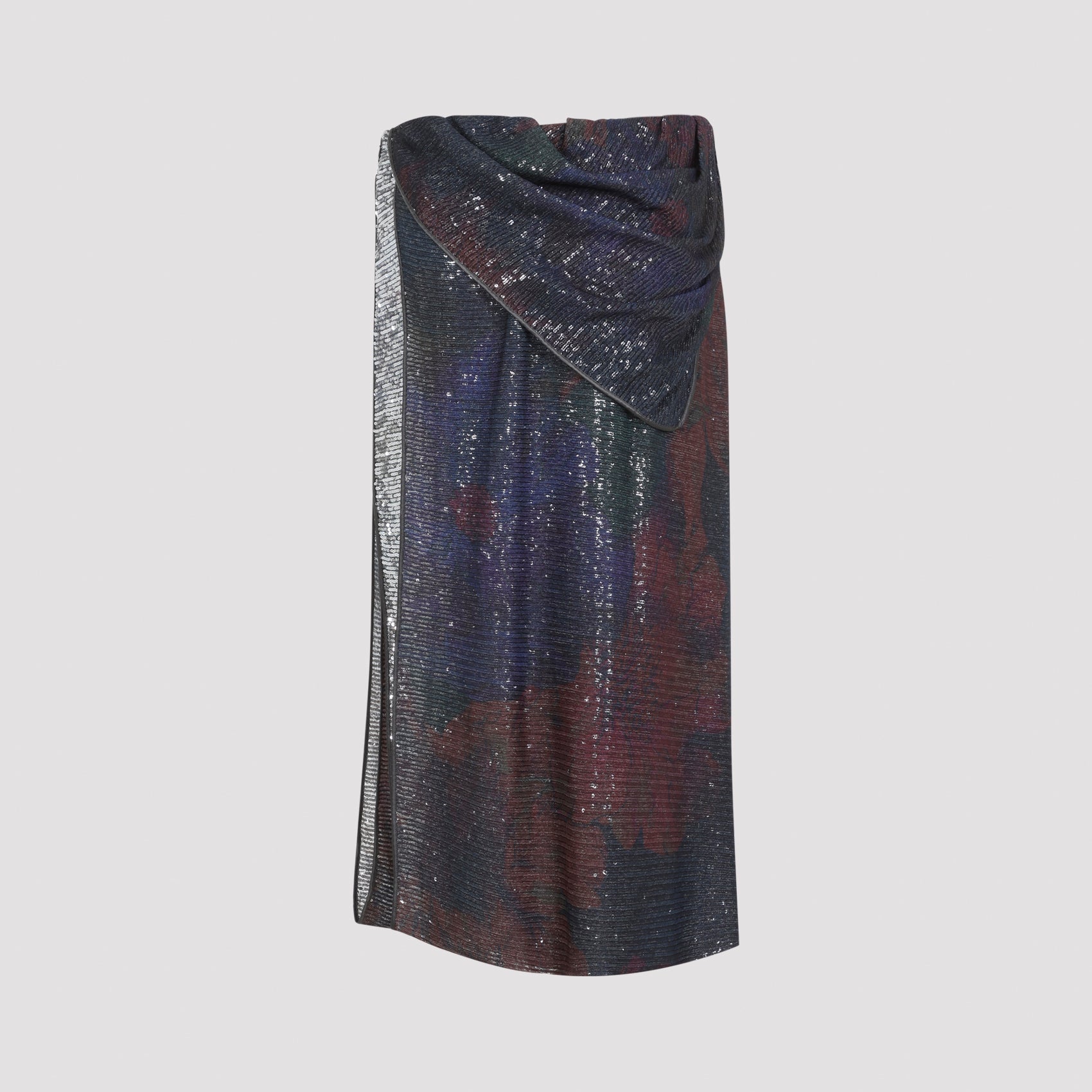 Maison Margiela Sequins Draped Maxi Skirt Women MAISON MARGIELA
