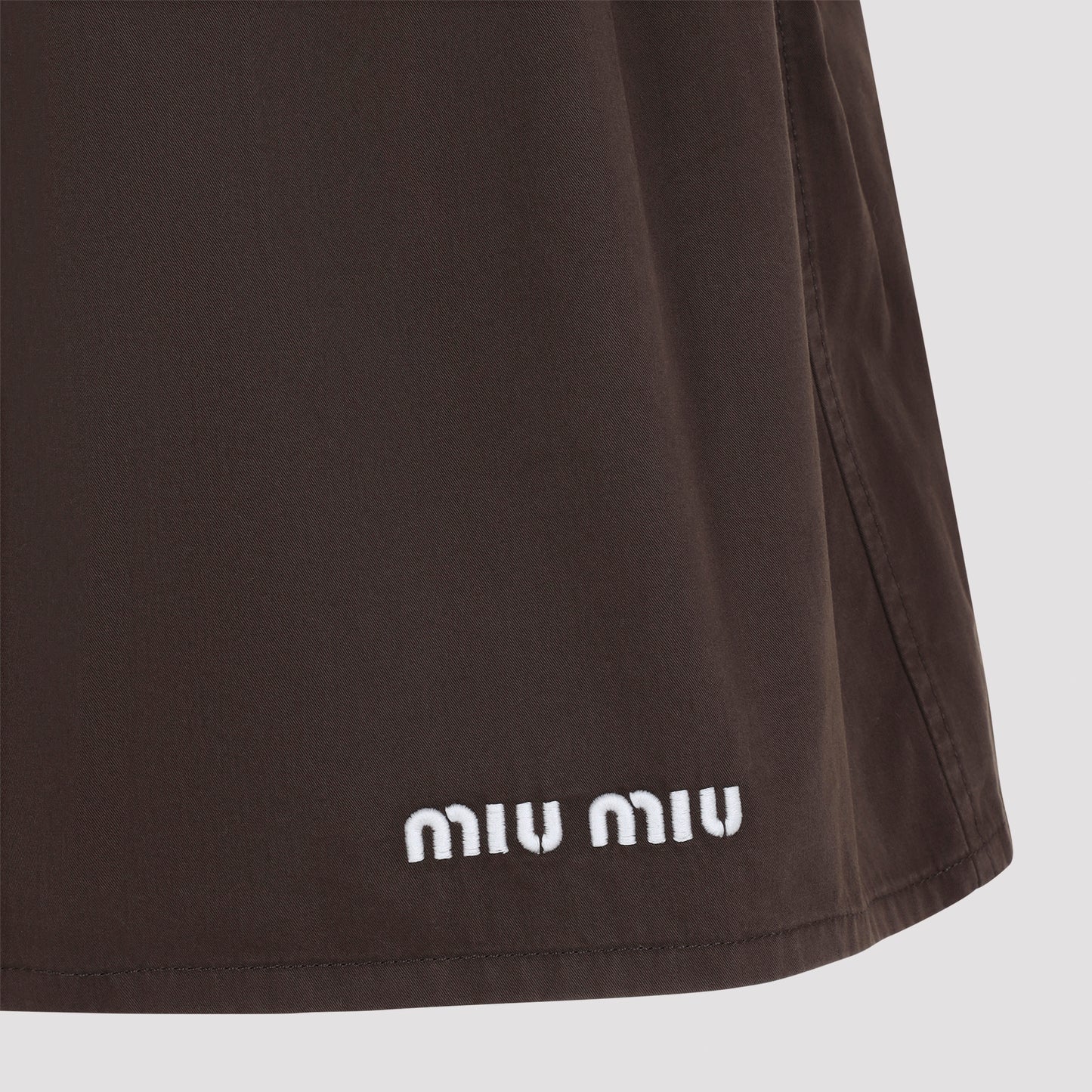 Miu Miu Cotton Skirt Women MIU MIU
