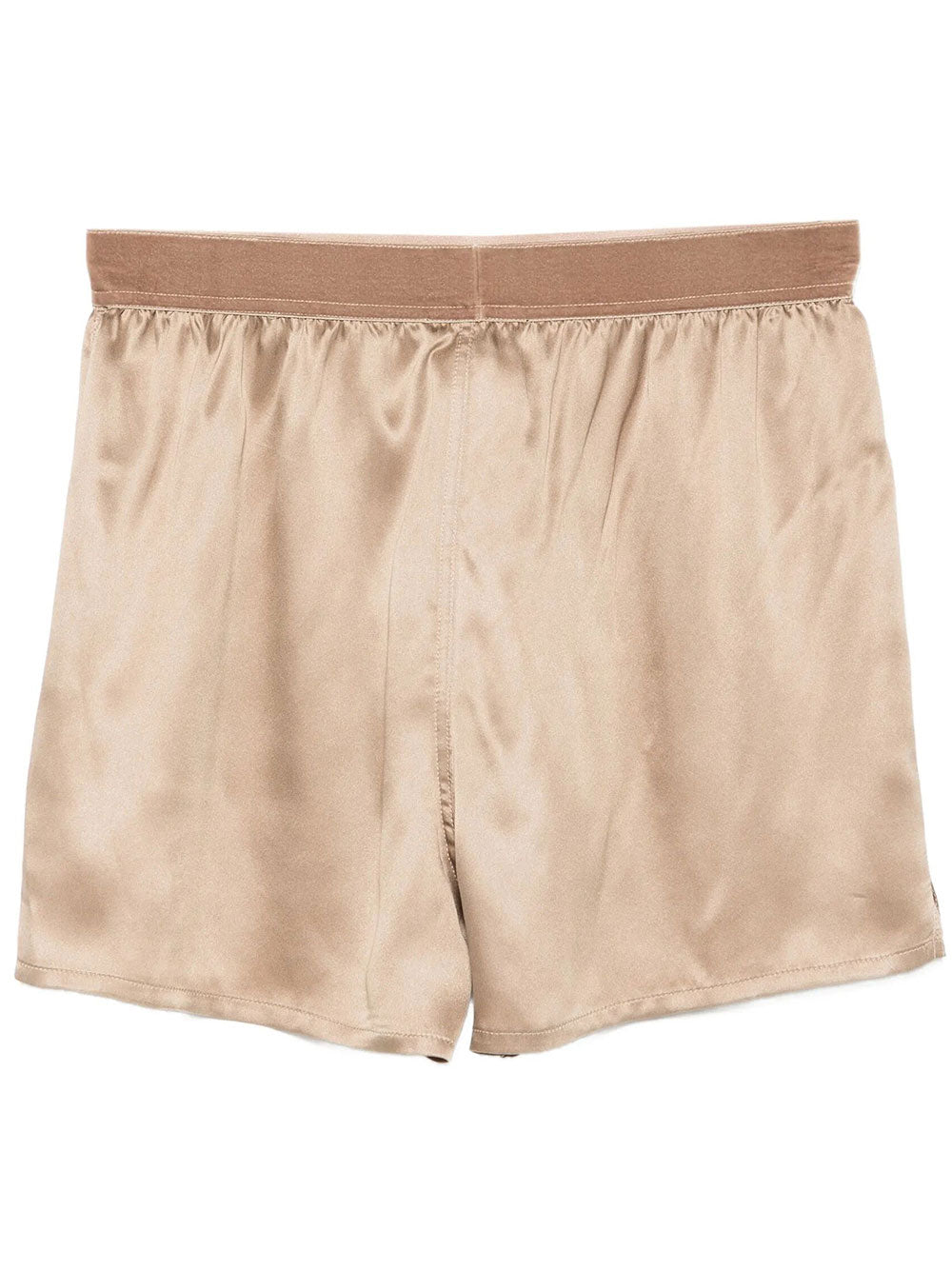 Tom Ford Women Logo-Waistband Silk Shorts TOM FORD