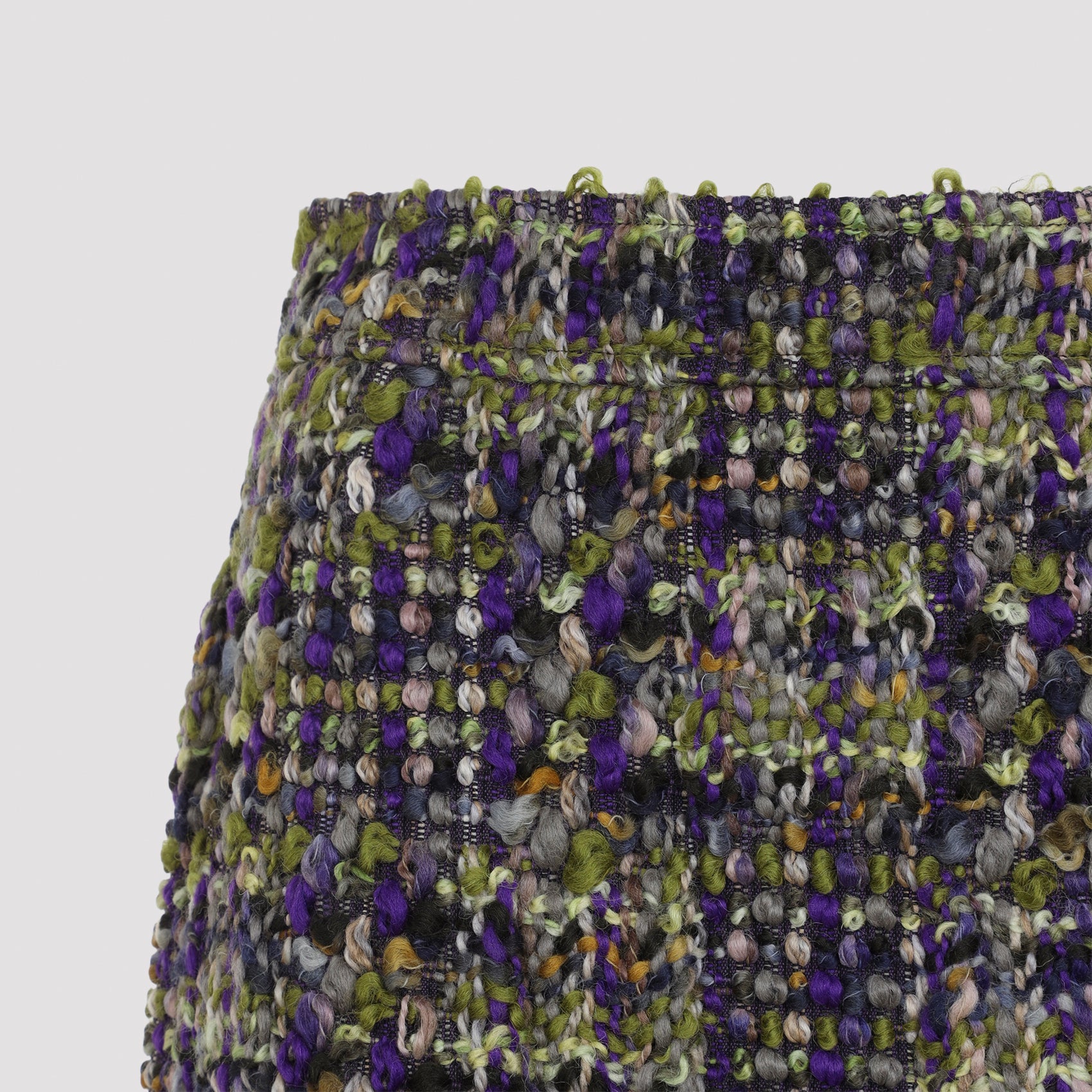 Saint Laurent Tweed Mini Skirt Women SAINT LAURENT