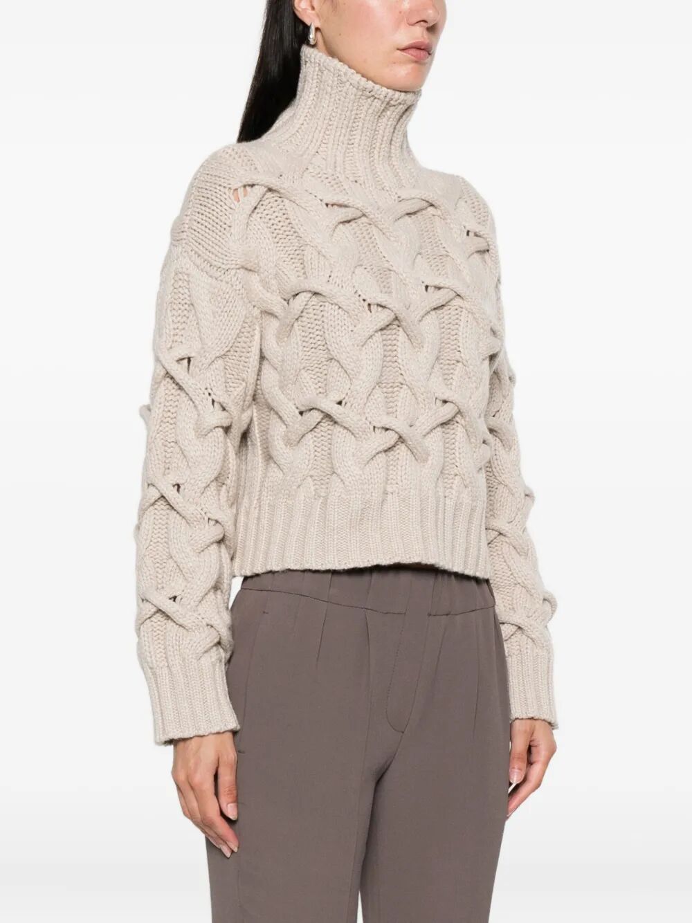 Brunello Cucinelli Women Cable-Knit Cashmere Sweater BRUNELLO CUCINELLI