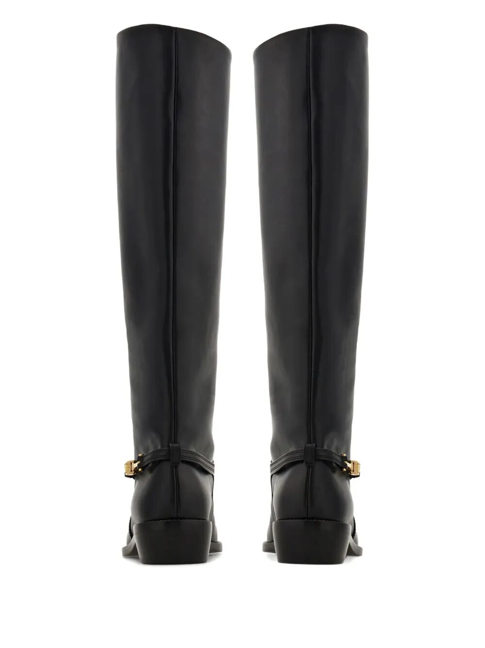 Ferragamo Women F Buckle Therma Knee Riding Boots FERRAGAMO