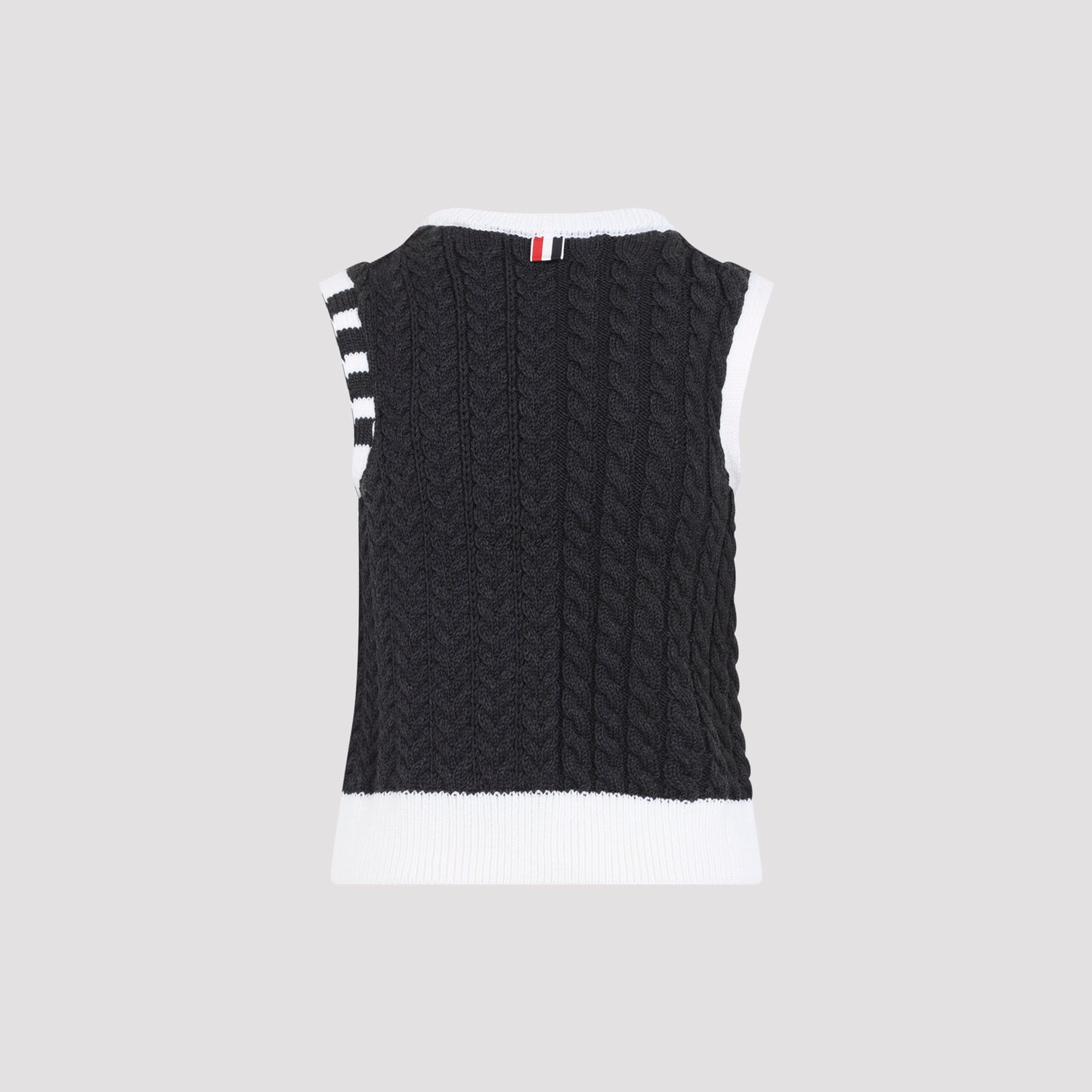 Thom Browne Aran Cable Shell Top Women THOM BROWNE