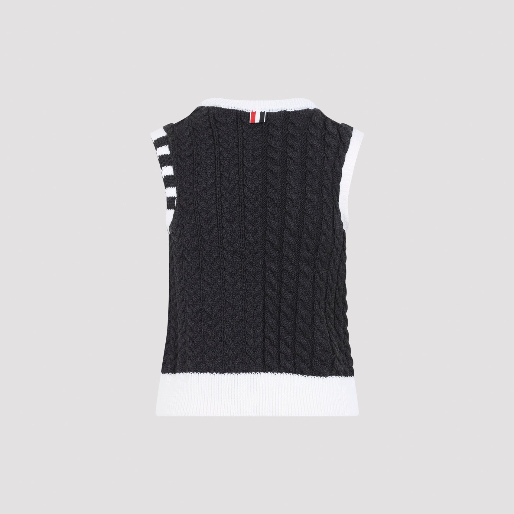 Thom Browne Aran Cable Shell Top Women THOM BROWNE