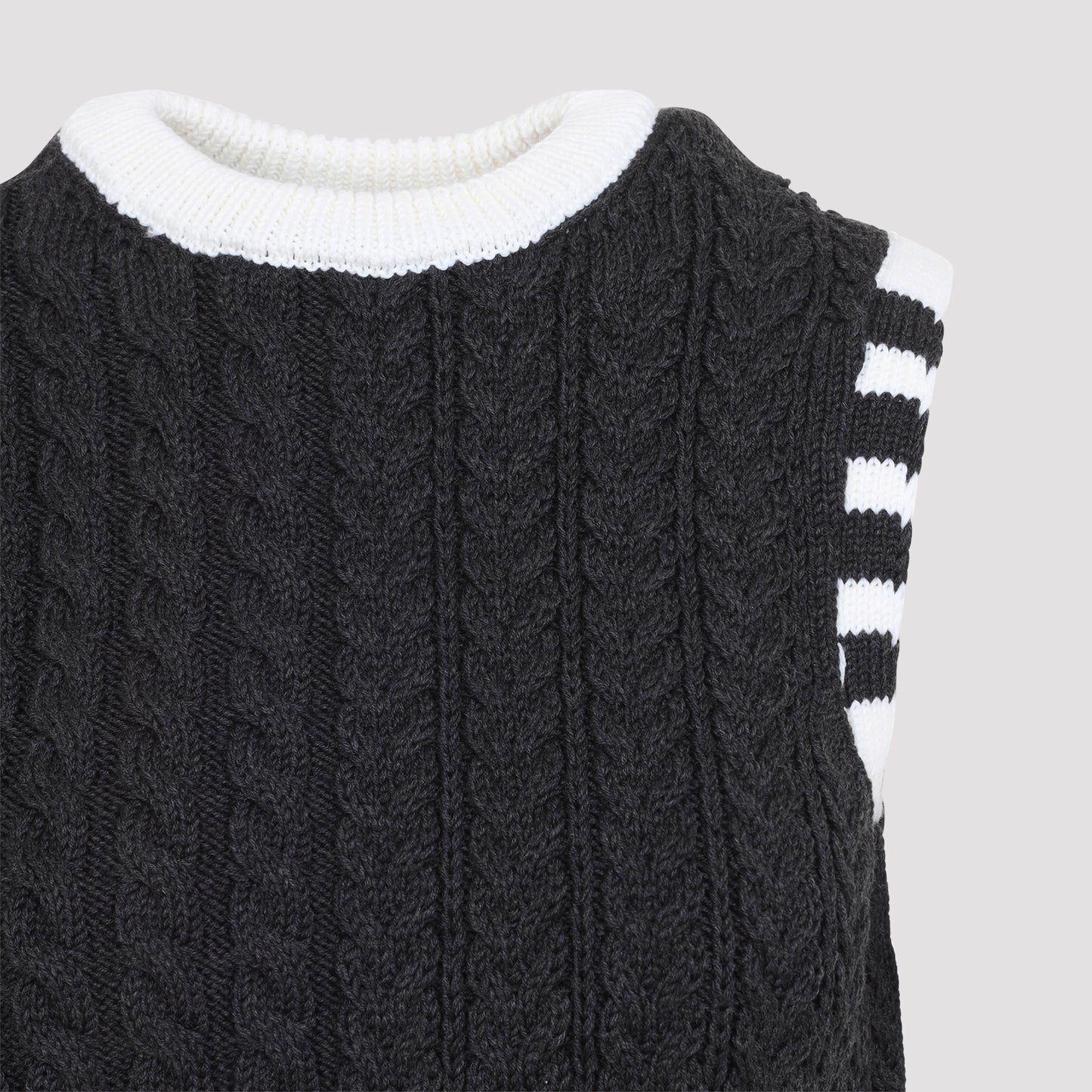 Thom Browne Aran Cable Shell Top Women THOM BROWNE