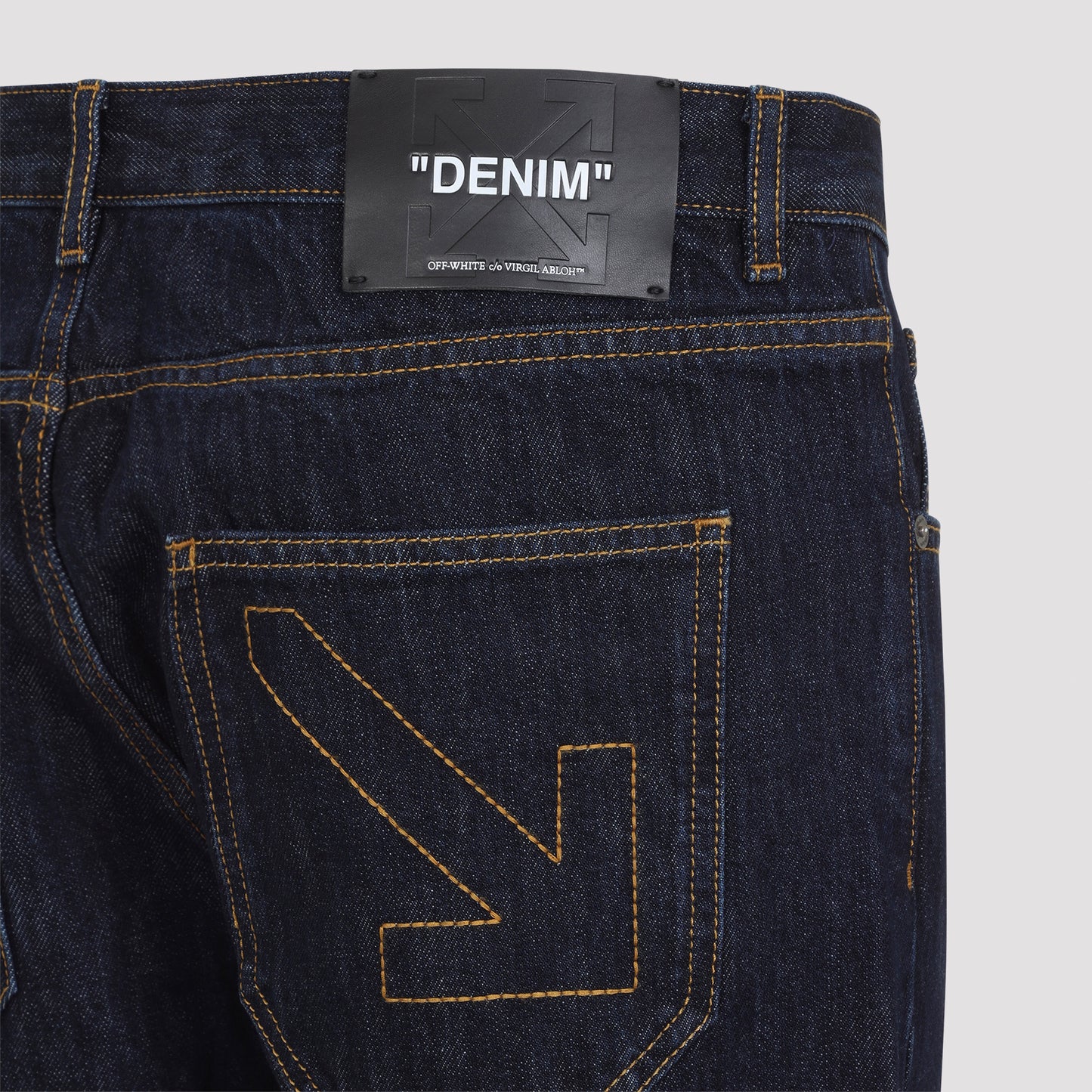 Off White Half Arrow Slim Relax Jeans Men OFF-WHITE