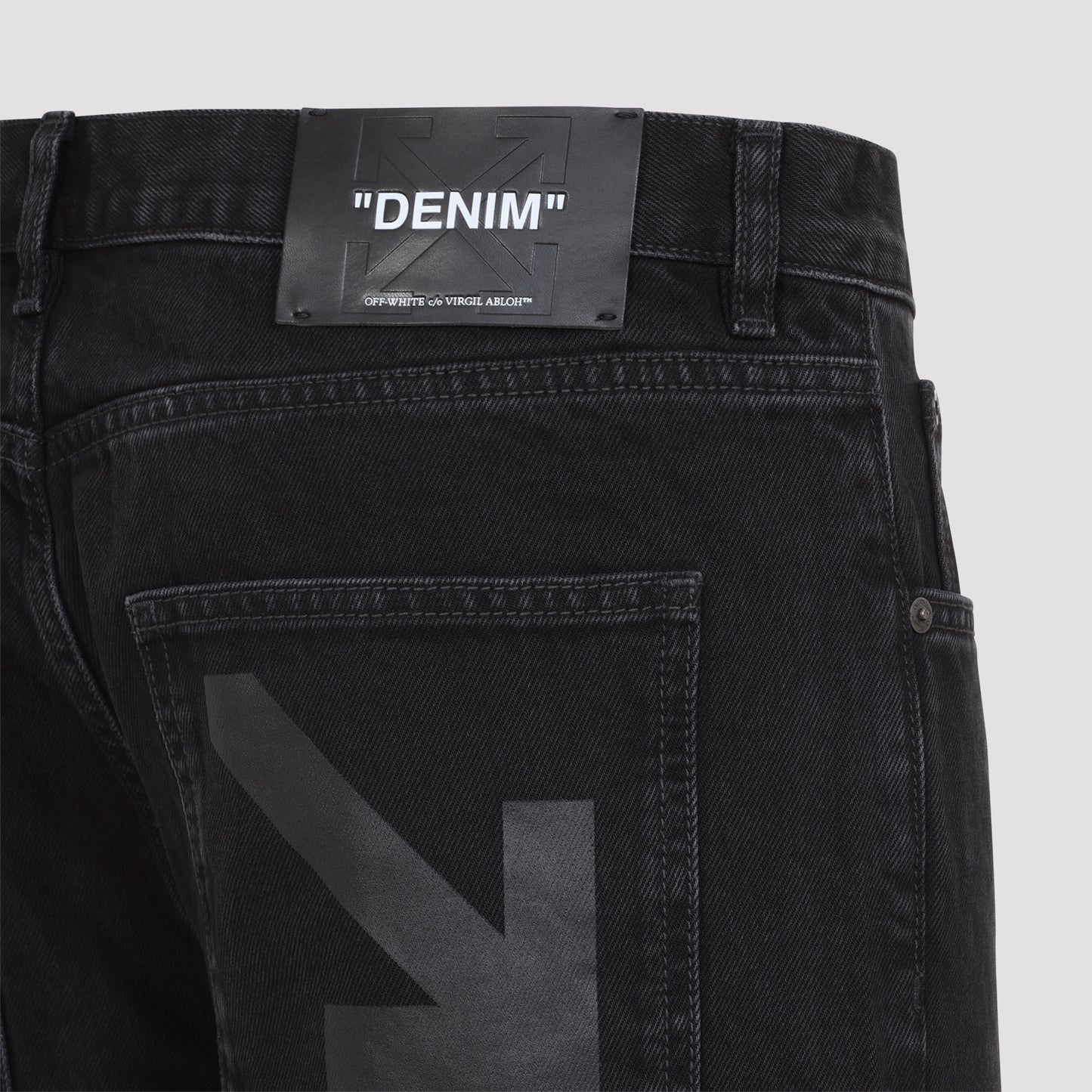 Off-White Half Arrow Slim Relax Jeans Men OFF-WHITE