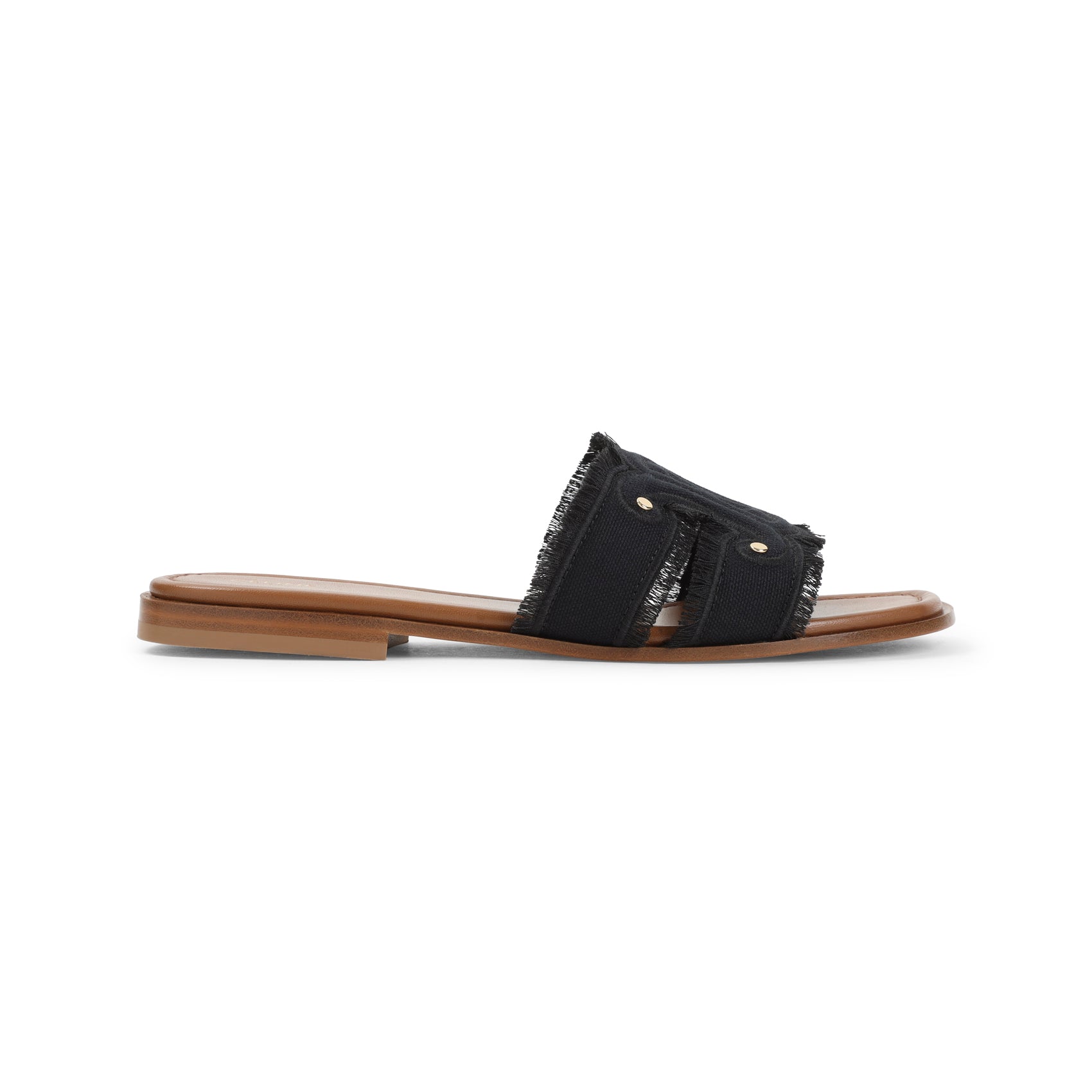 Celine Fringed Triomphe Mule Women CELINE