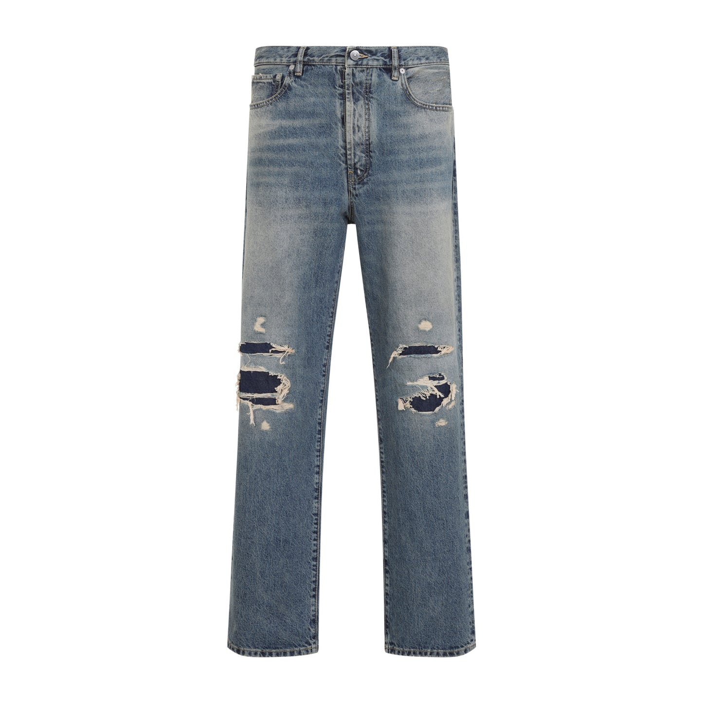 Maison Margiela Distresses Denim Trousers Men MAISON MARGIELA