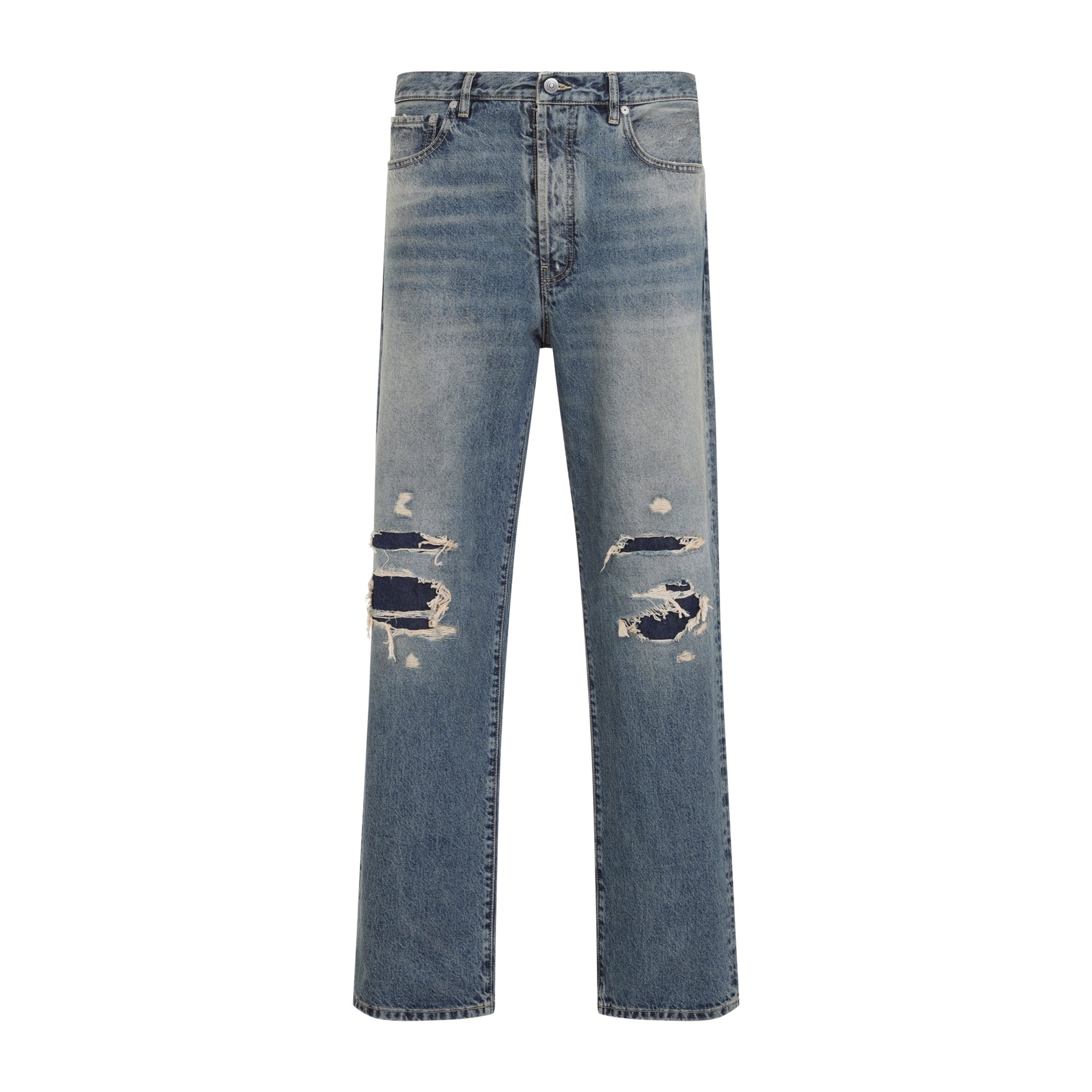 Maison Margiela Distresses Denim Trousers Men MAISON MARGIELA