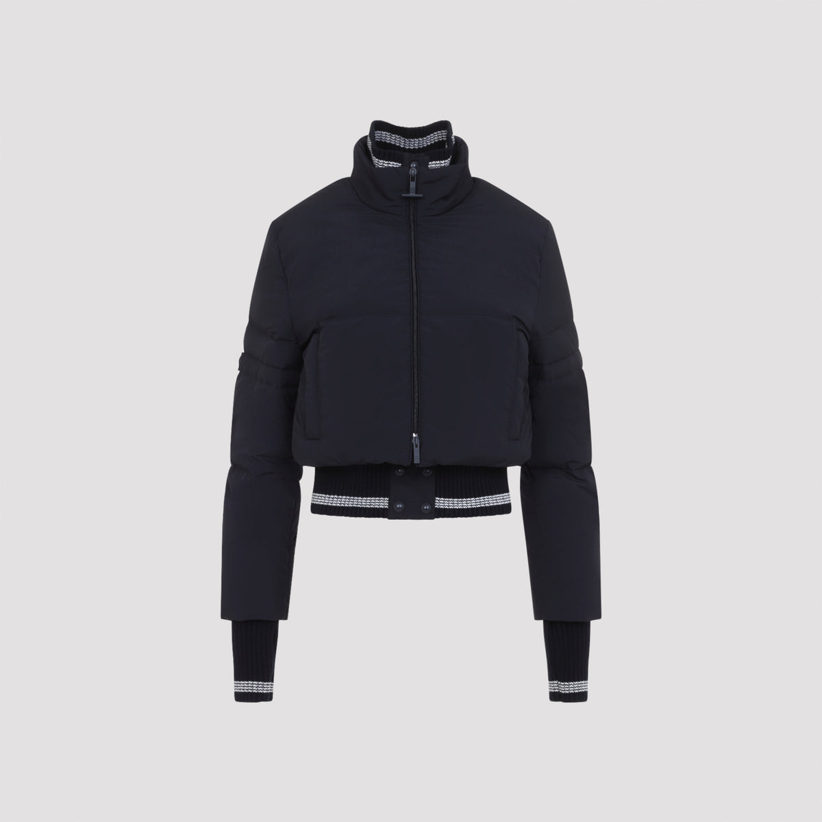 Thom Browne Cropped Downfilled Front Zip Jacket Women THOM BROWNE