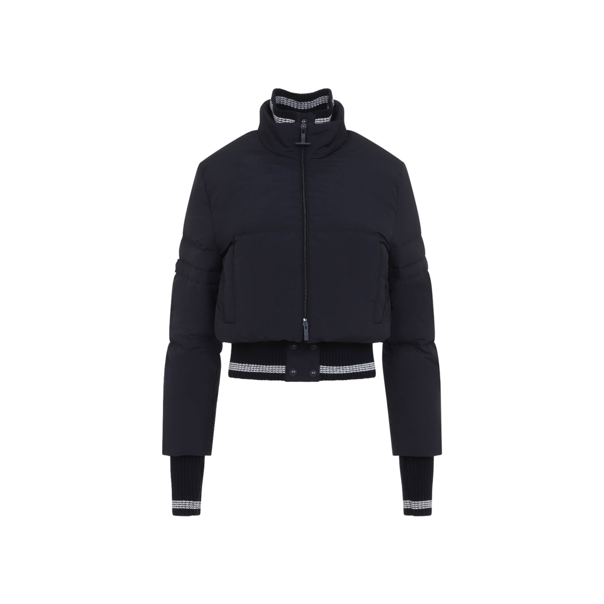 Thom Browne Cropped Downfilled Front Zip Jacket Women THOM BROWNE