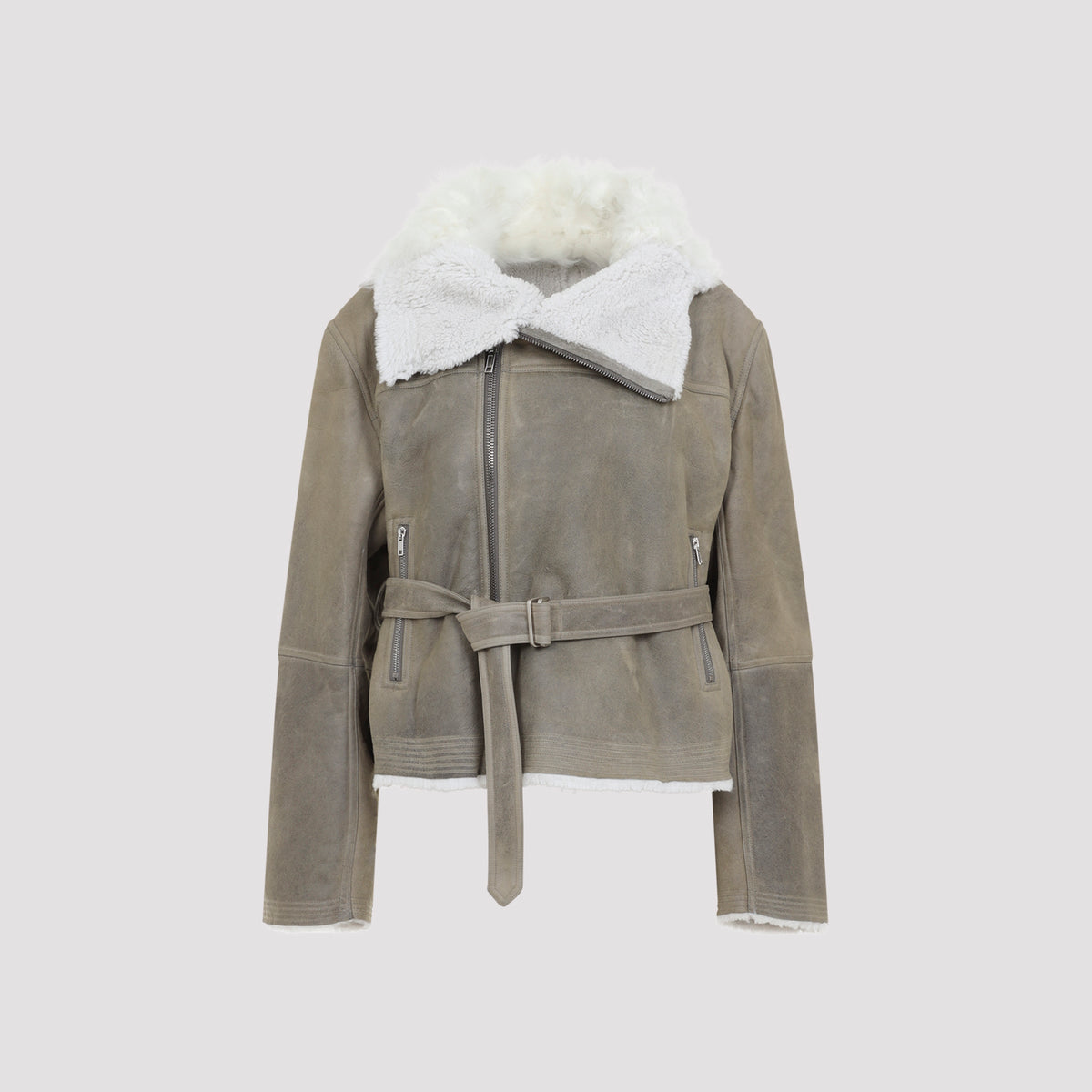 Rick Owens Cropped Flight Jacket Women RICK OWENS
