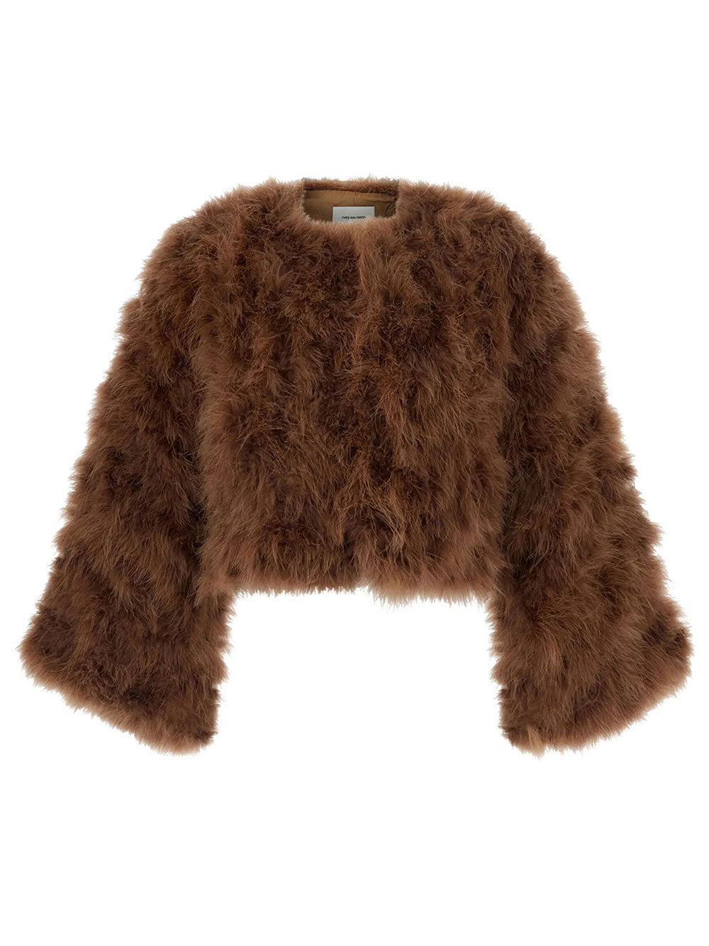 Yves Salomon Women Giacca Crop Con Piume YVES SALOMON