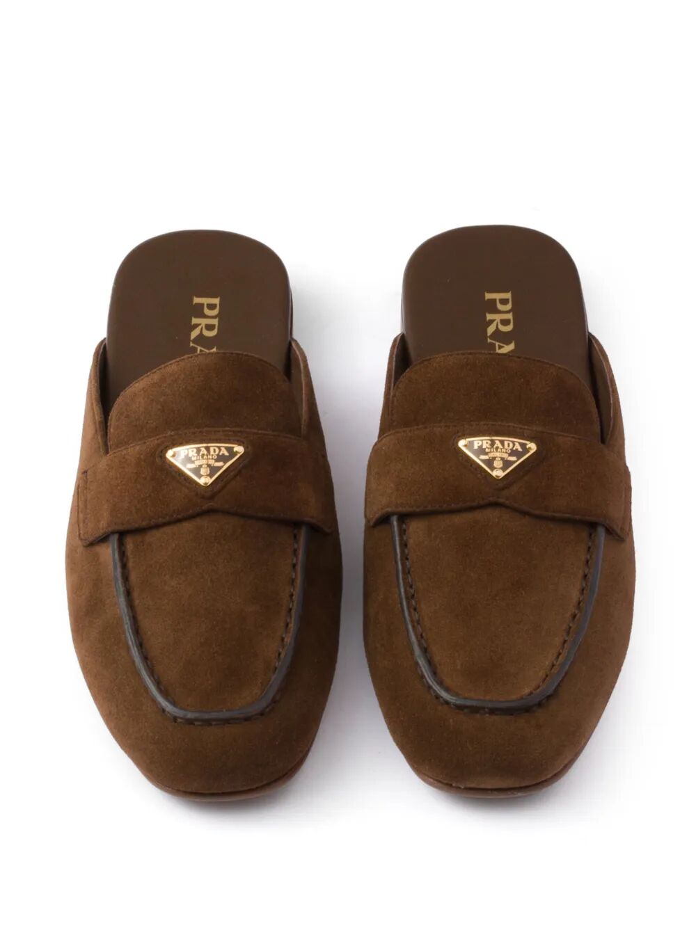 Prada Women Suede Slippers PRADA