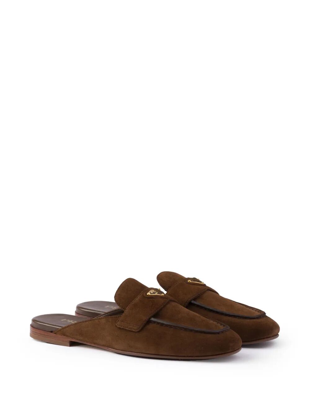 Prada Women Suede Slippers PRADA