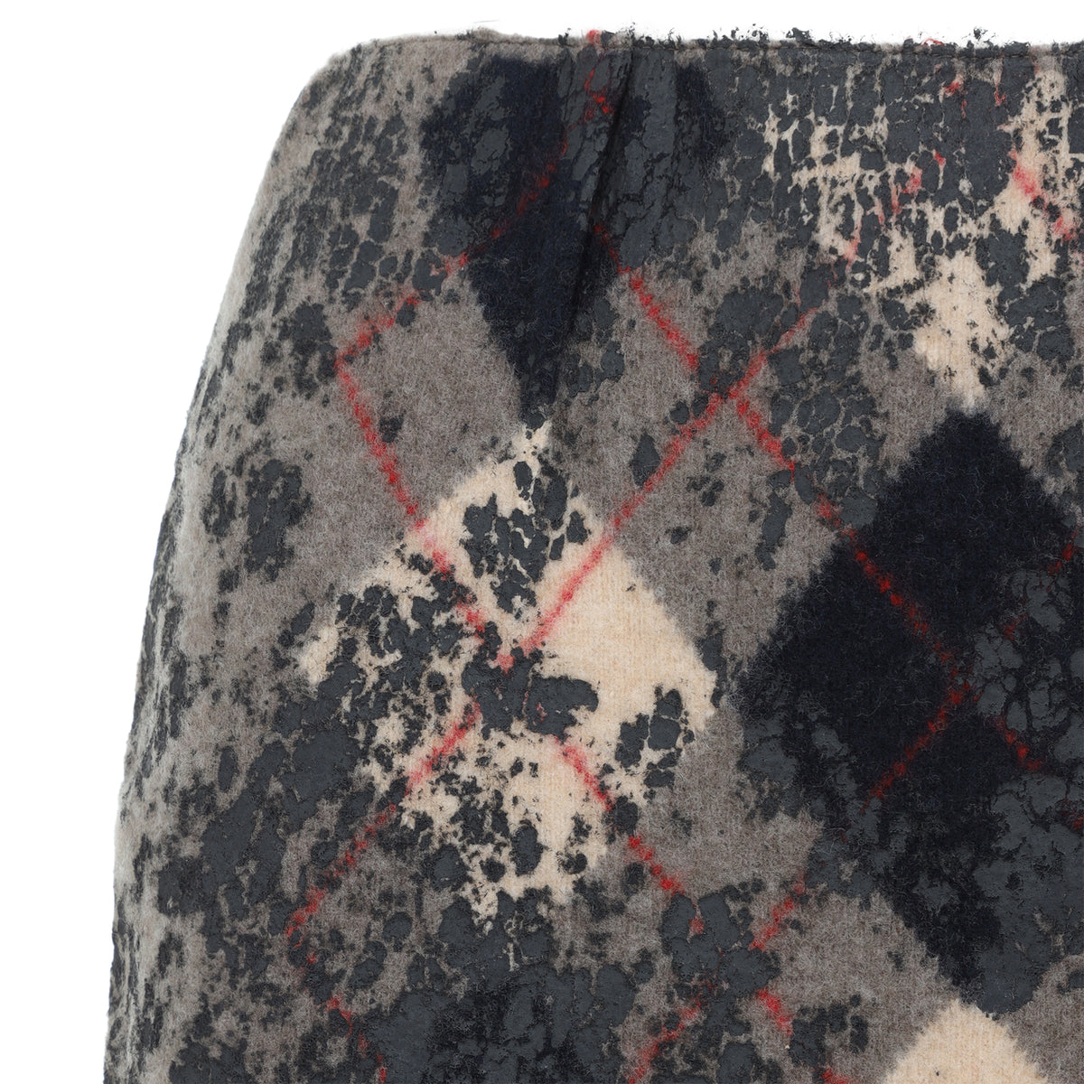 Maison Margiela Argyle Knitwear Midi Skirt Women MAISON MARGIELA