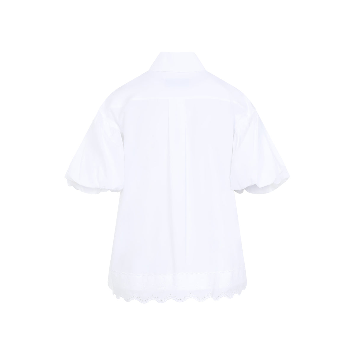 Simone Rocha Cropped Puff Sleeve Lace T-Shirt Women SIMONE ROCHA