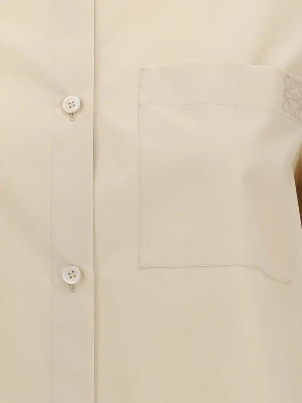 Loewe Paula's Ibiza Women Short-Sleeved Cotton Shirt LOEWE