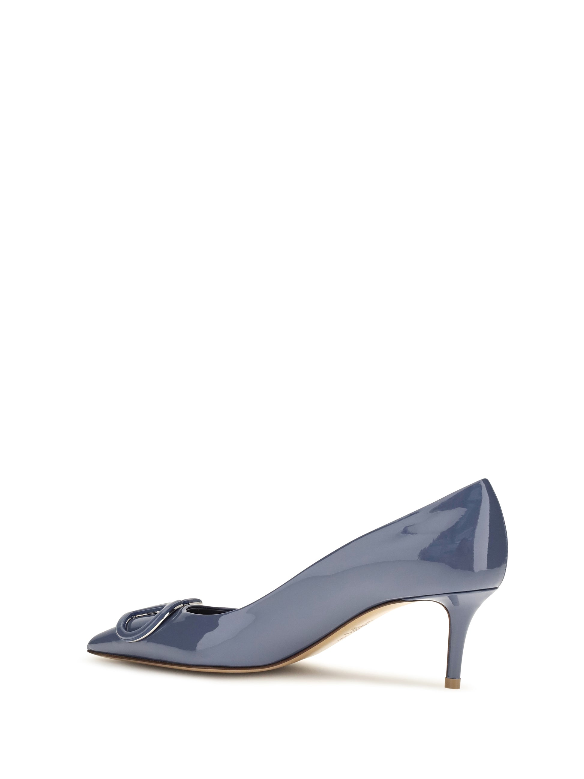 Valentino Garavani Women Vlogo Signature Patent Leather Pumps VALENTINO GARAVANI