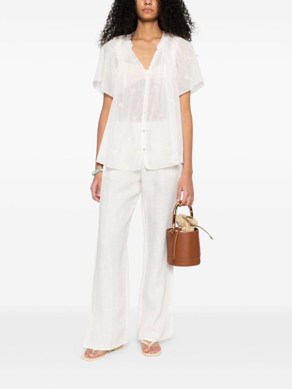 Forte_Forte Women Camicia Bohemienne Voile Ricamo Petite Fleur FORTE FORTE