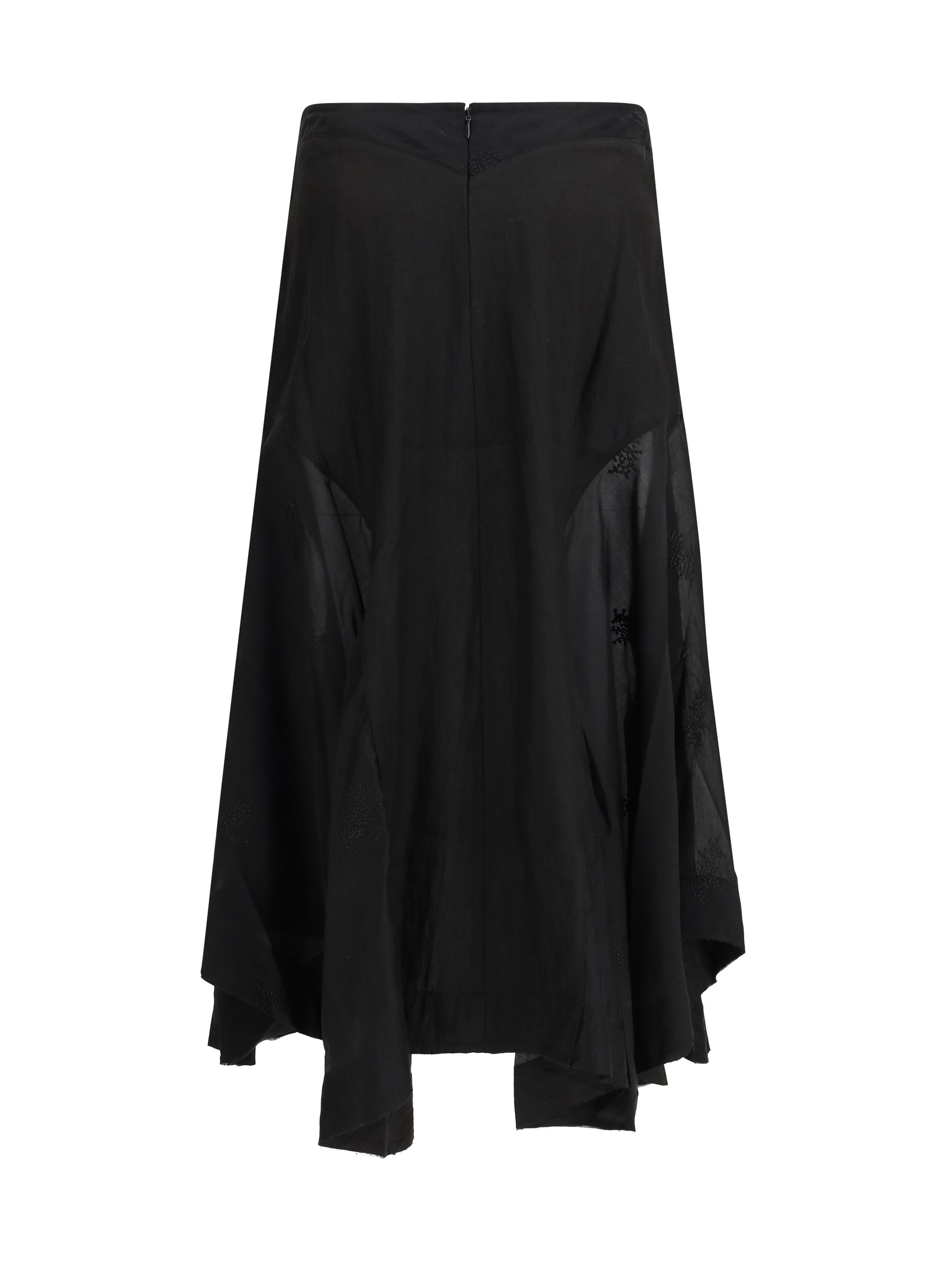 Our Legacy Women Petti Skirt Noir Bloom Ethereal Veil OUR LEGACY