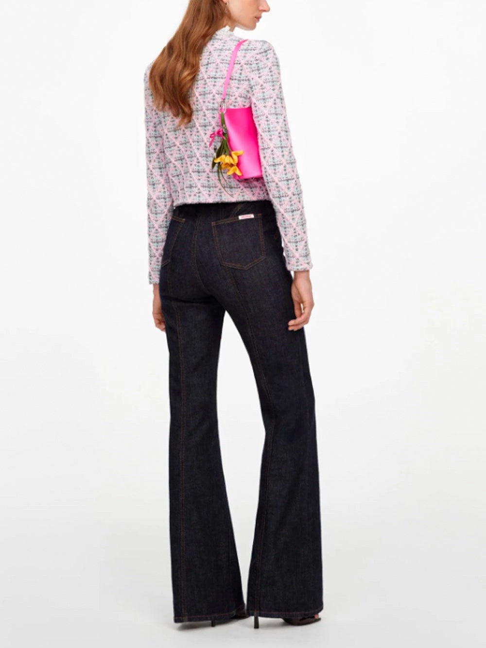 Self-Portrait Women High Waisted Denim Jeans SELF-PORTRAIT
