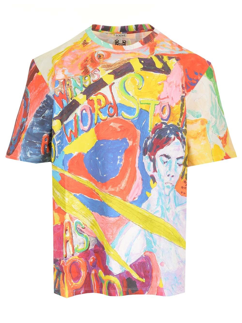 Loewe Men Multicolored T-Shirt LOEWE
