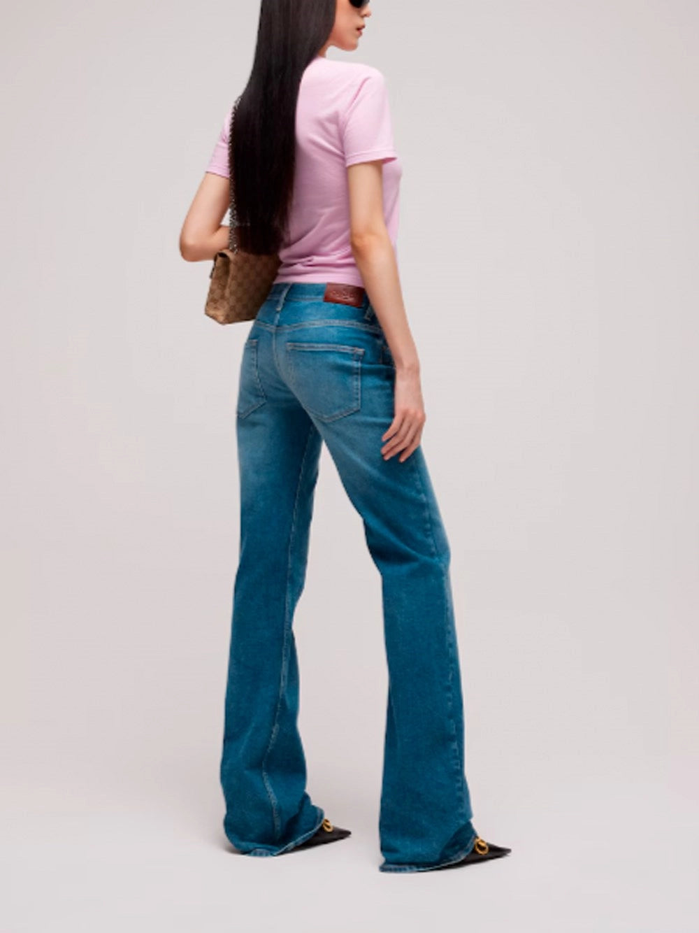 Gucci Women Low Rise Flare Pants GUCCI