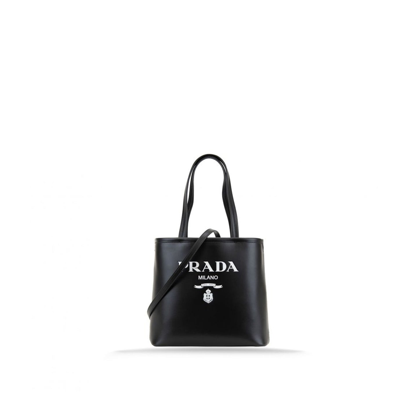 Prada Logo Leather Tote Bag Women PRADA