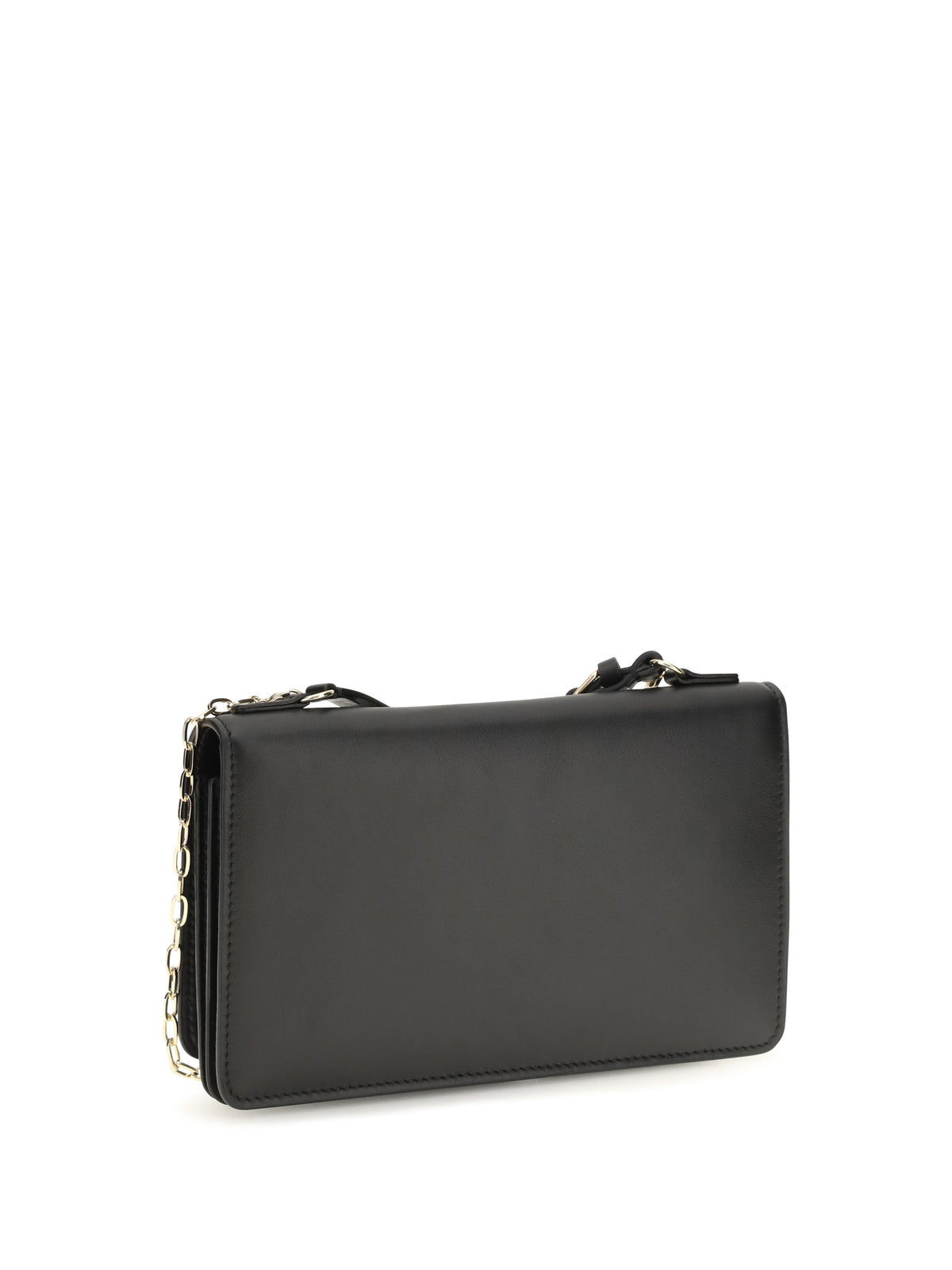 Fendi Women Peekaboo Leather Chain Wallet FENDI