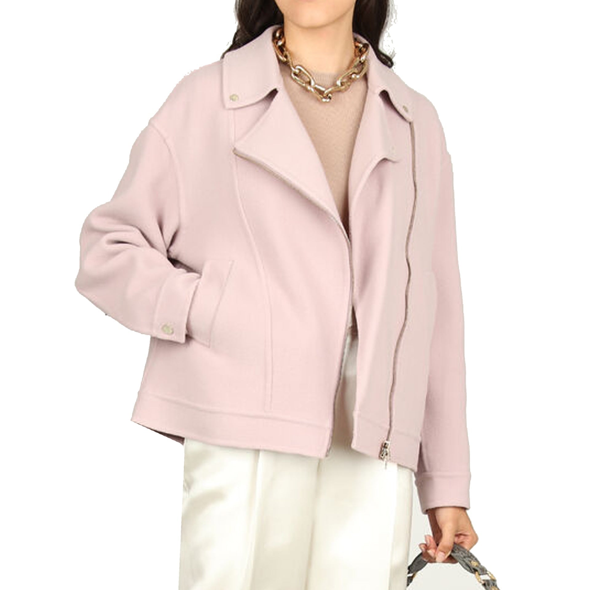Herno Wool Biker Jacket Women HERNO