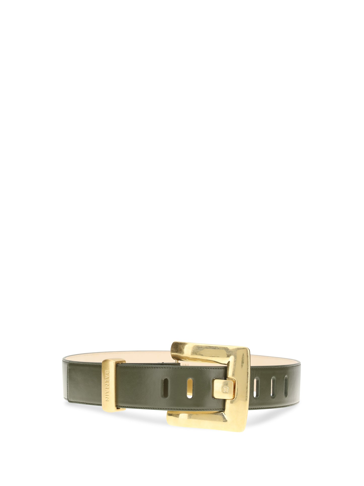 Balmain Women Anthem Belt In Calfskin Leather BALMAIN