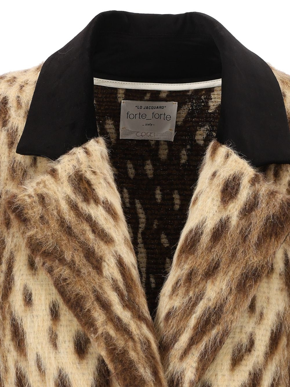 Forte_Forte Women Double-Breasted "Royal Leopard" FORTE FORTE