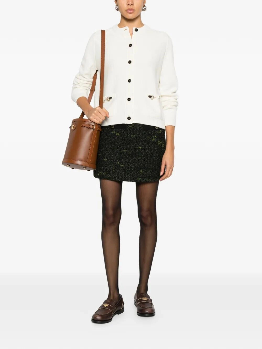 Gucci Women Long Sleeve Crew-Neck Cardigan GUCCI