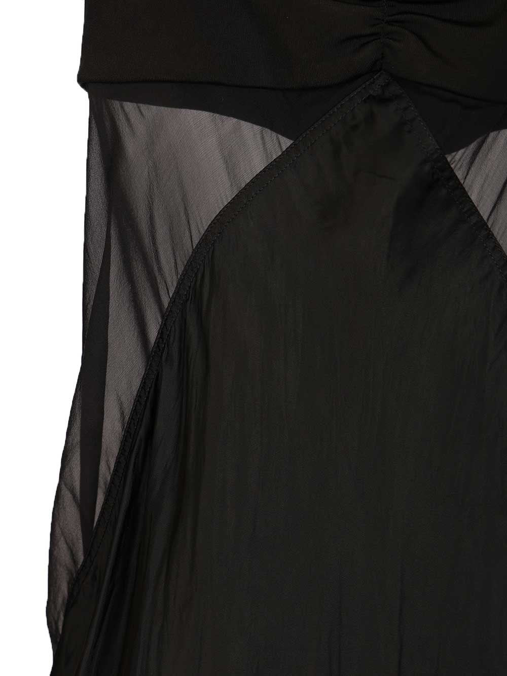 Rick Owens Women Combo Long Satin Dress RICK OWENS