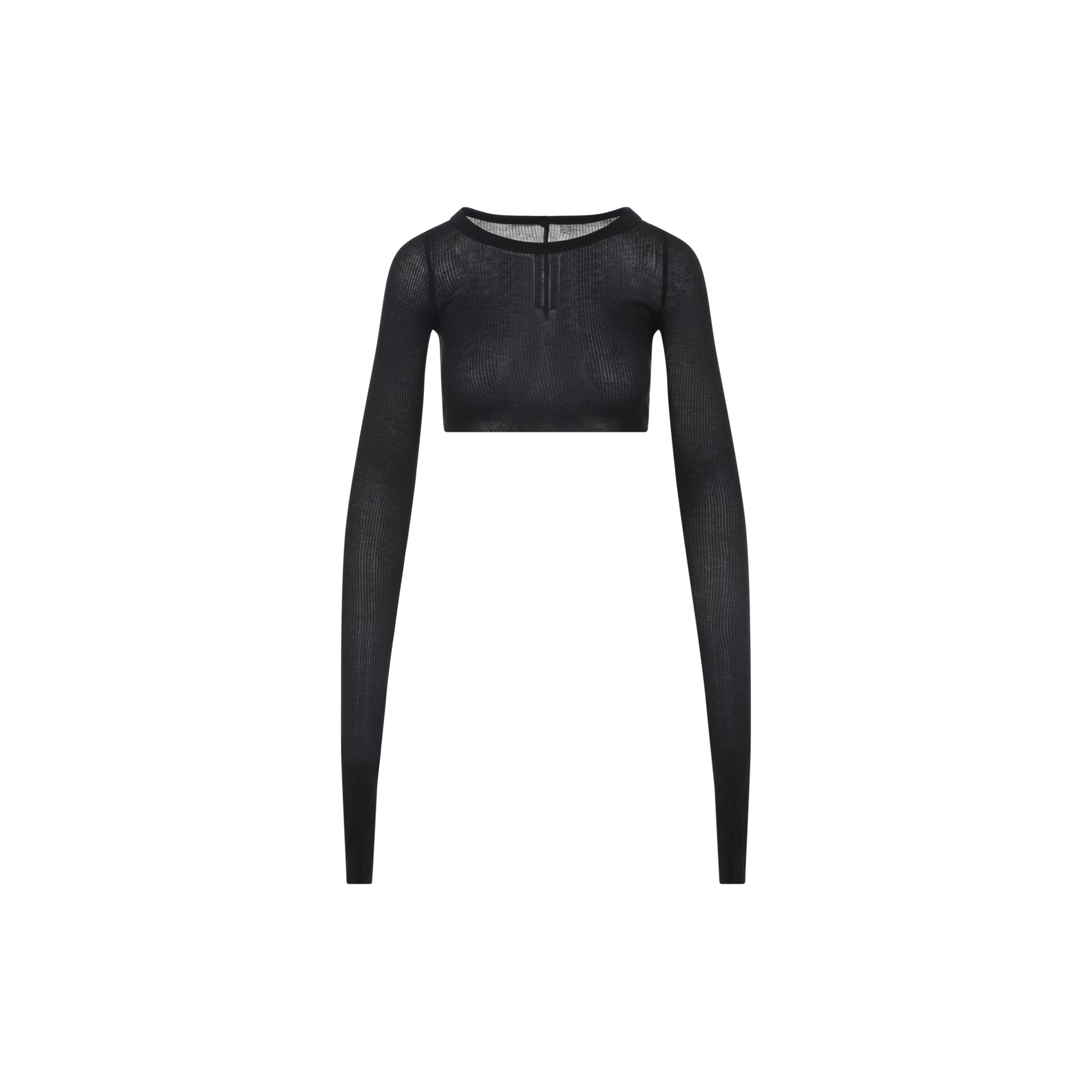 Rick Owens Ls Crop Top Women RICK OWENS