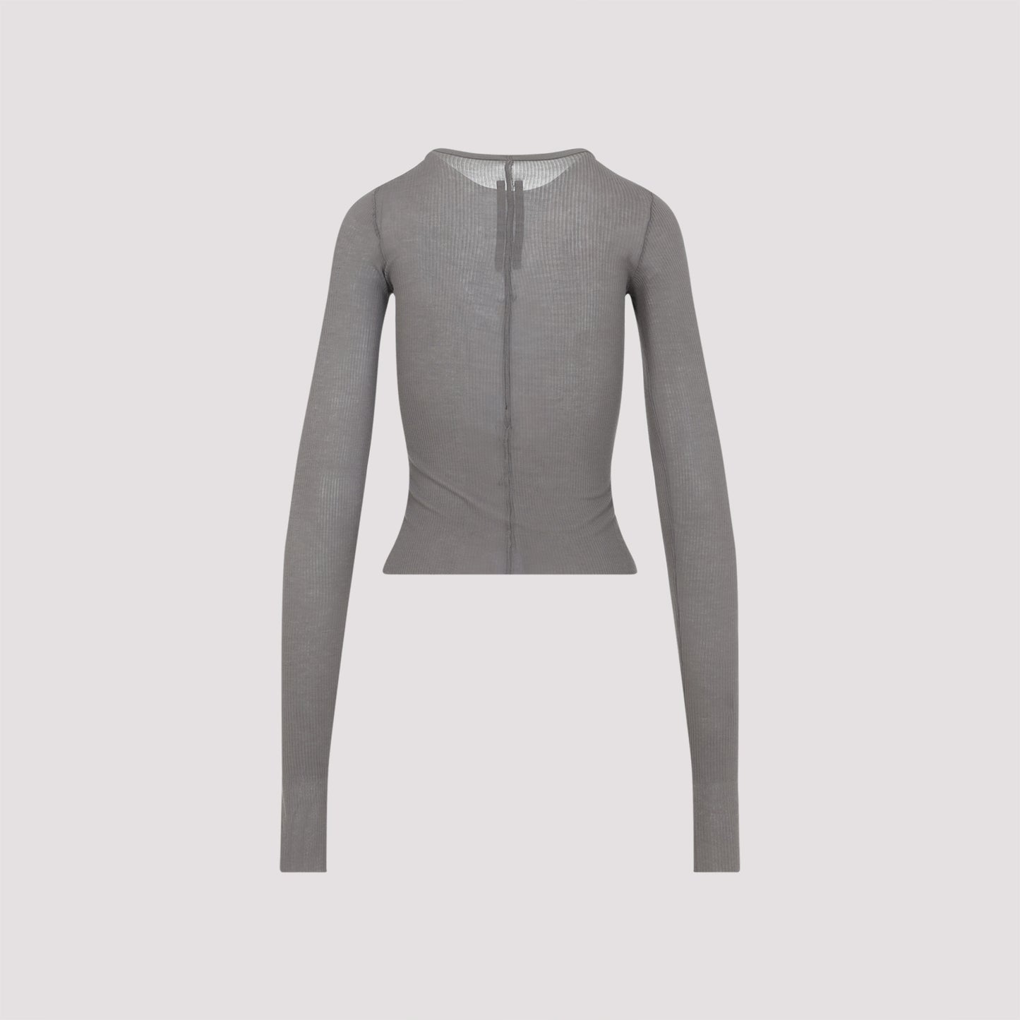 Rick Owens Cropped Rib Ls T-Shirt Women RICK OWENS