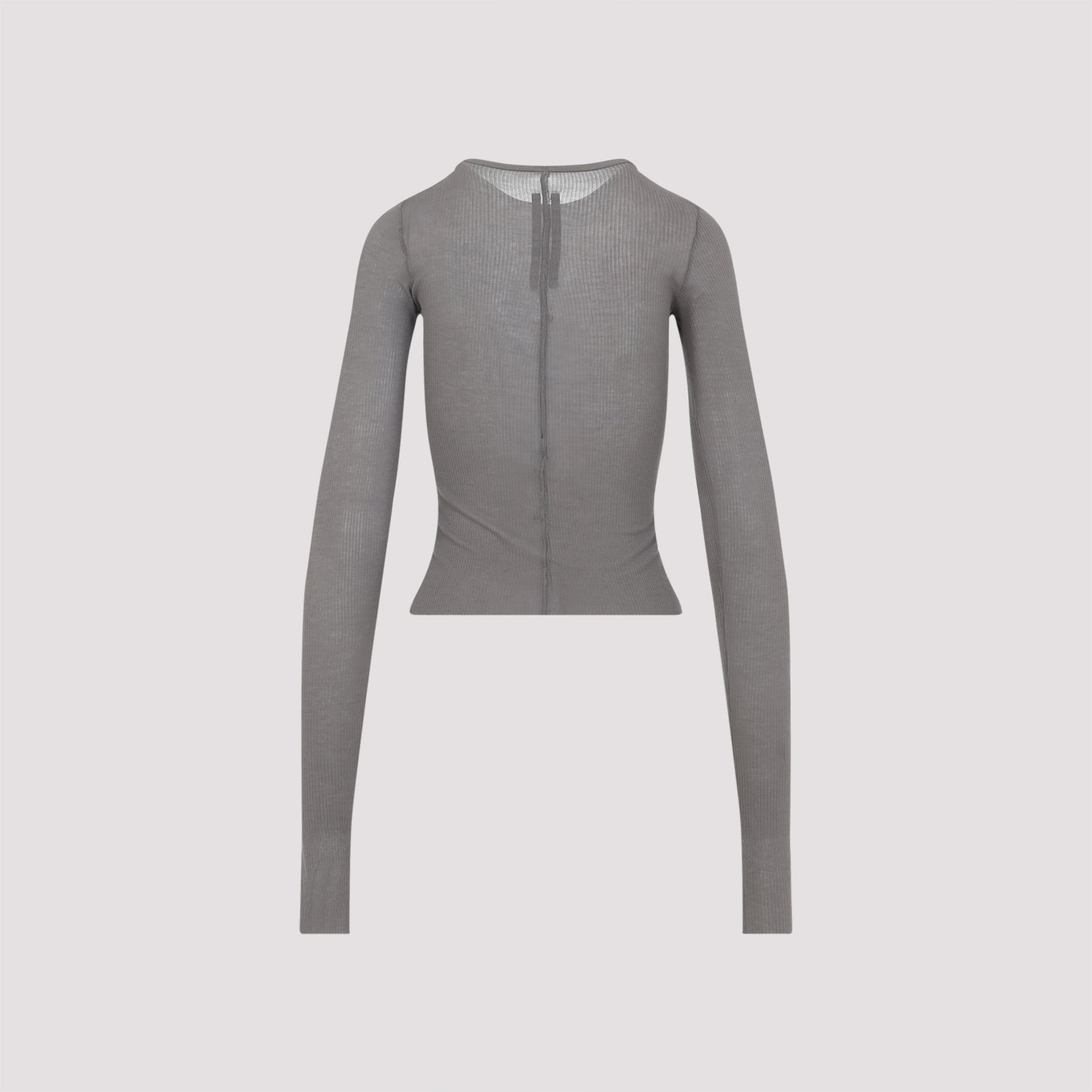 Rick Owens Cropped Rib Ls T-Shirt Women RICK OWENS