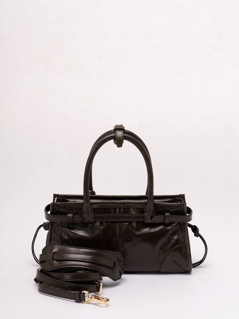 Prada Women Prada Bonnie Mini Leather Bag PRADA