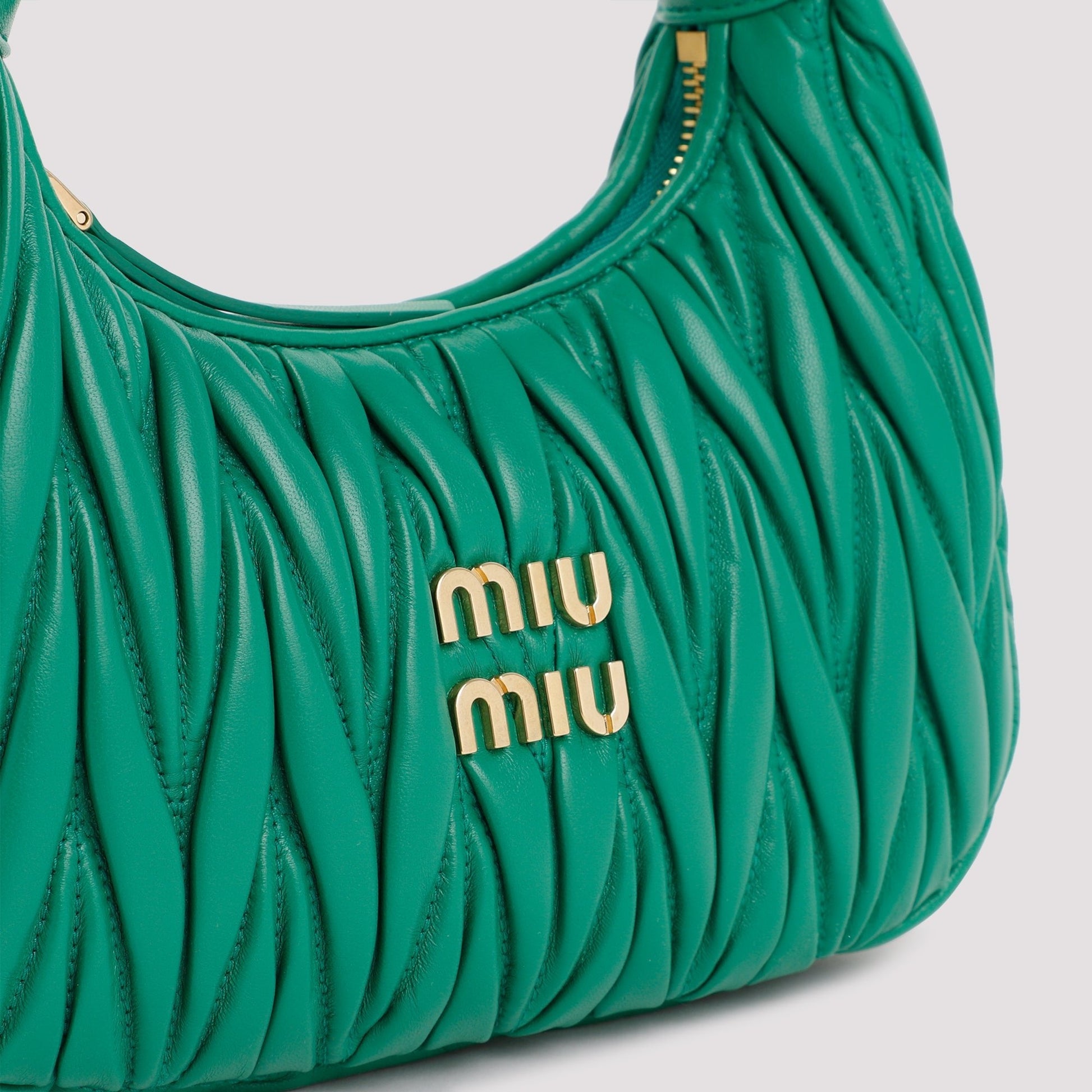 Miu Miu Small Wander Matelasse Hobo Bag Women MIU MIU